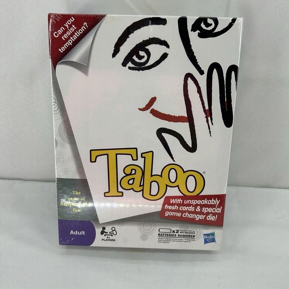 Taboo Adult Board Game Hasbro Game of Unspeakable Fun 2010 Edition - Brand New - Picture 1 of 3